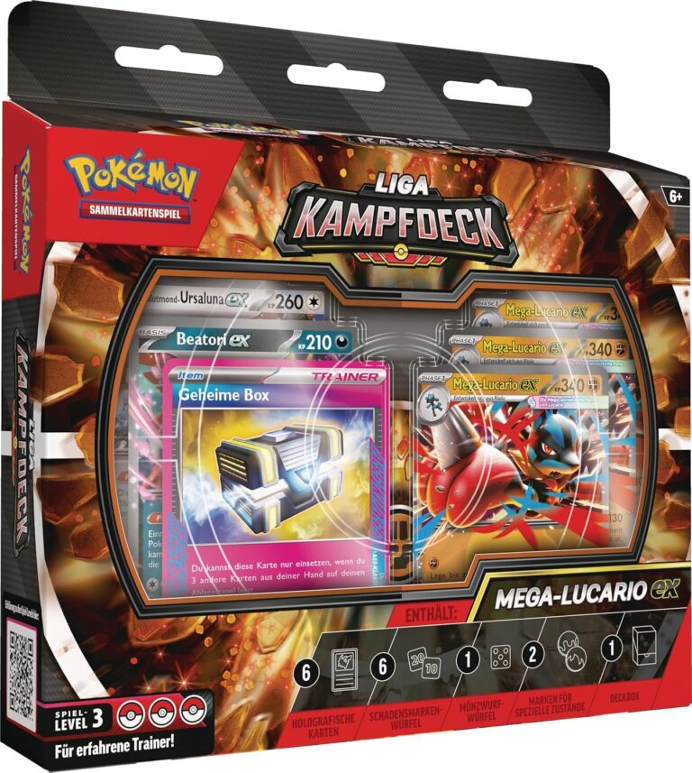 Pokemon – Mega-Lucario-ex Liga-Kampfdeck (Deutsch)