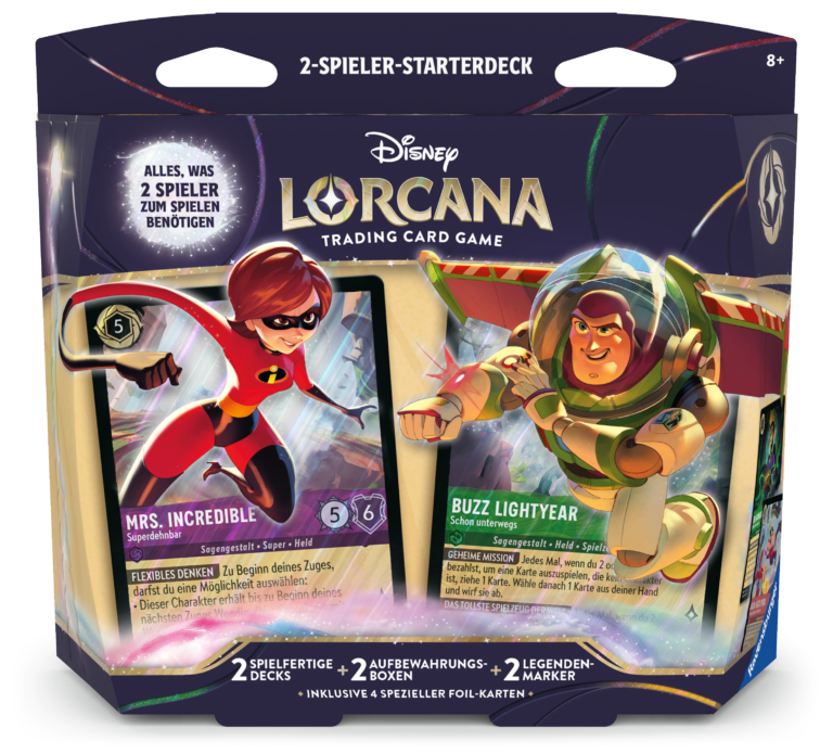 Disney Lorcana – Unbekannte Wildnis, Zwei-Spieler-Starterdeck (Deutsch)