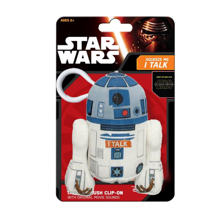 Star Wars – R2-D2 Plüschanhänger mit Sound, 11 cm