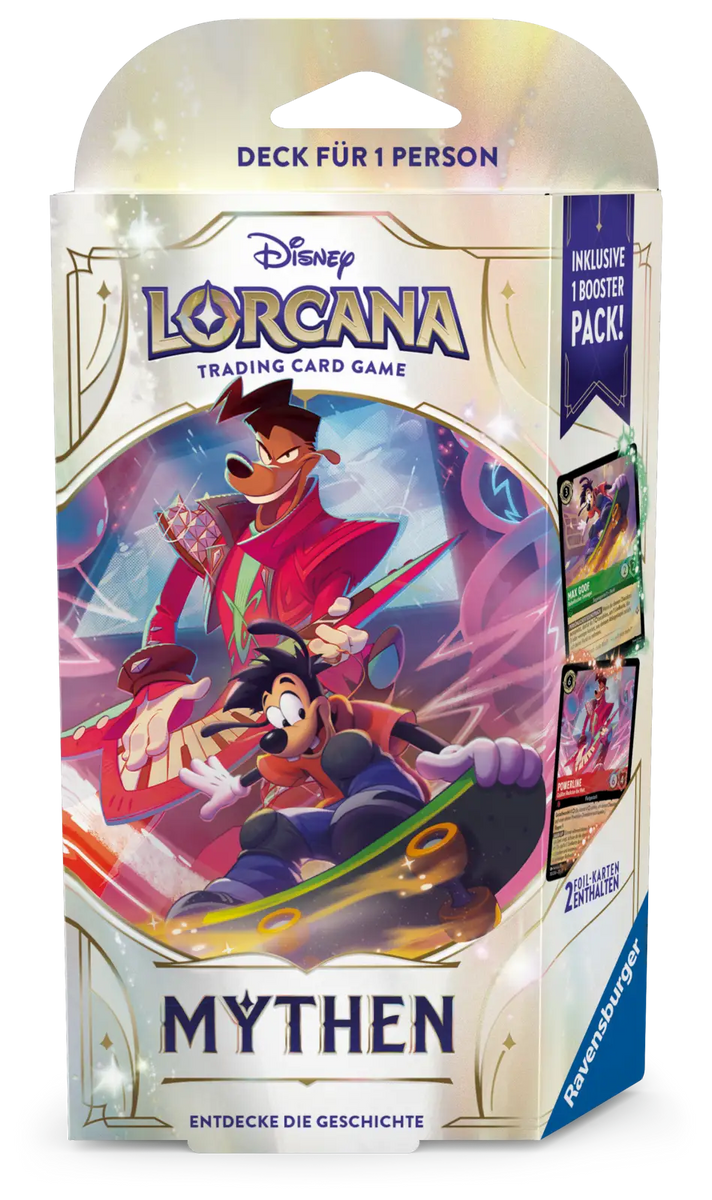 Disney Lorcana Mythen – Starterdeck Smaragd Rubin Deutsch – Produktabbildung