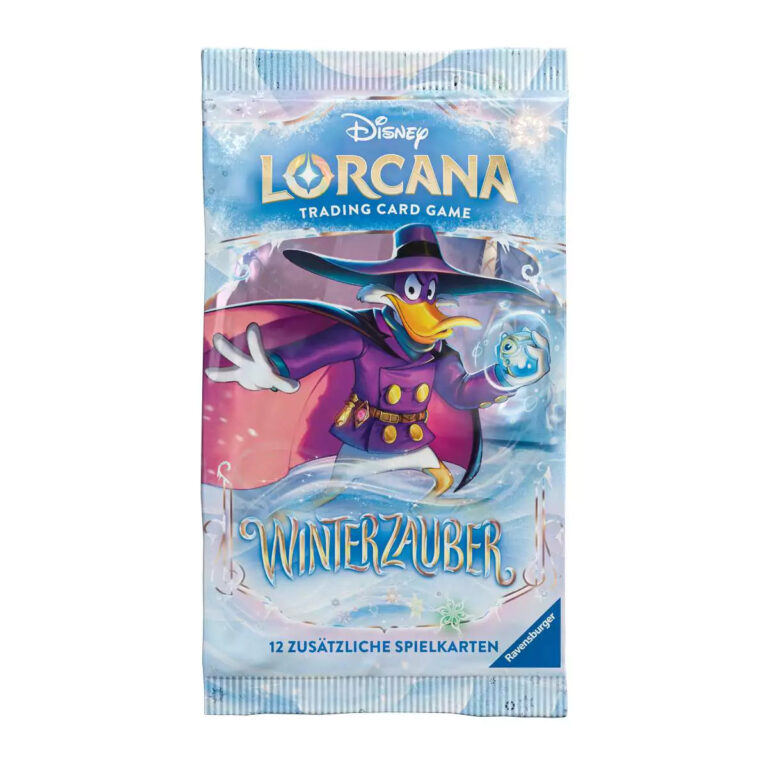 Disney Lorcana Winterzauber – Einzelbooster Deutsch – Verpackungsmotiv kann abweichen