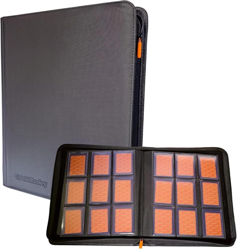 Friki Monkey – 9-Pocket-Toploader-Binder, Schwarz