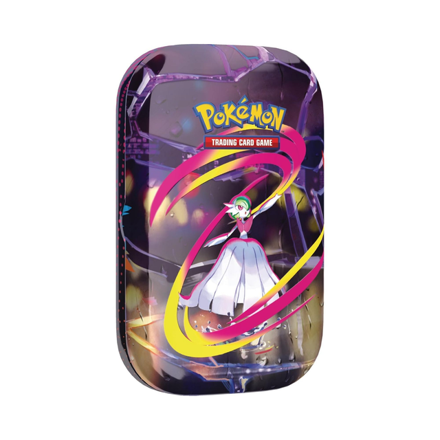 Pokemon – Mega-Helden, Mini-Tin mit 2 Boostern, Sticker und Bildkarte