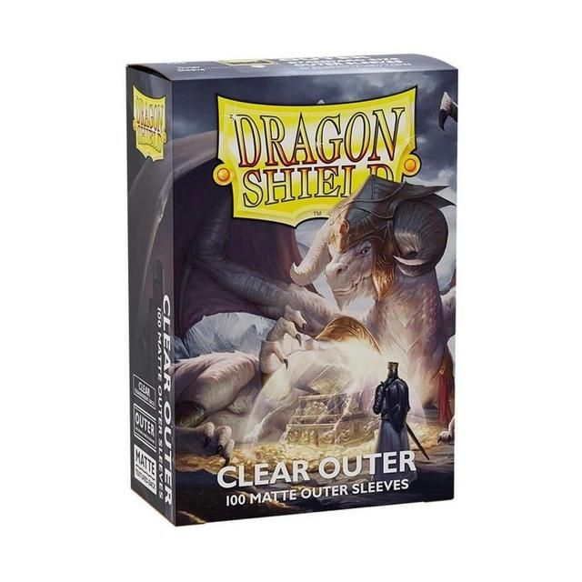 Dragon Shield Matte Clear – Outer Sleeves, Standardgröße