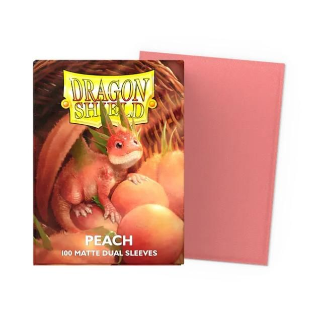 Dragon Shield Dual Matte Peach – Kartenhüllen, Standardgröße