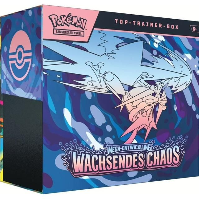 Pokemon – Wachsendes Chaos ME04, Top-Trainer-Box