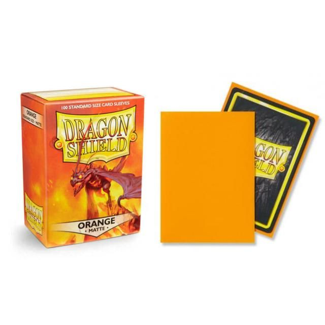 Dragon Shield Matte Orange – Kartenhüllen, Standardgröße