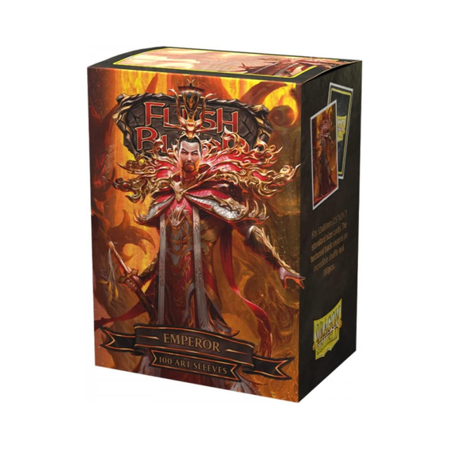 Dragon Shield Flesh and Blood – Emperor of Volcor, 100 Matte-Art-Kartenhüllen