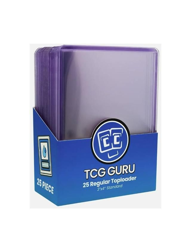 TCG Guru – Regular Toploader 3 × 4 Zoll, 25 Stück