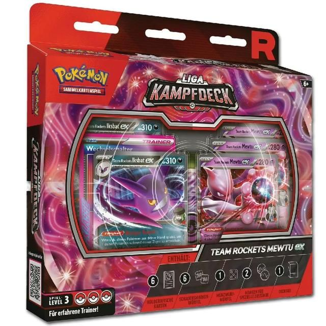 Pokemon – Team Rockets Mewtu-ex, Liga-Kampfdeck (Deutsch)