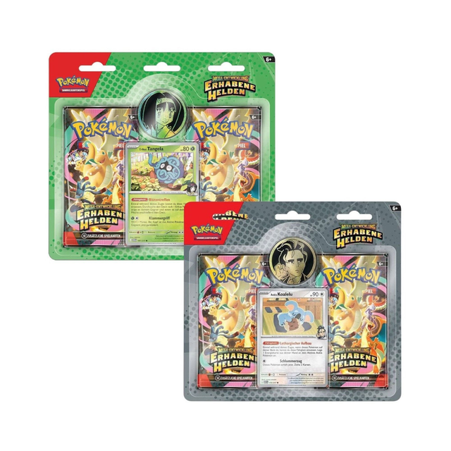 Pokemon – Erhabene Helden, 2-Pack-Blister (Deutsch)