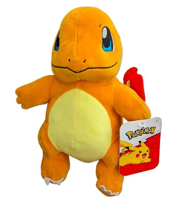 Jazwares Pokemon – Glumanda, Plüschfigur 8 Zoll
