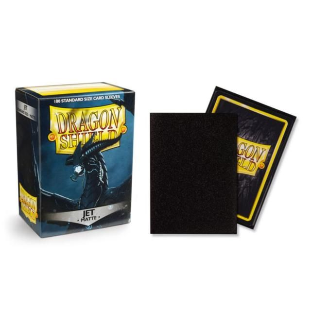 Dragon Shield Matte Jet – Kartenhüllen, Standardgröße