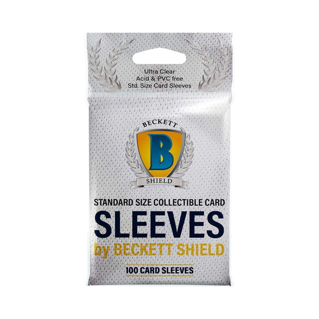 Beckett Shield Clear Soft Sleeves – 100 transparente Kartenhüllen