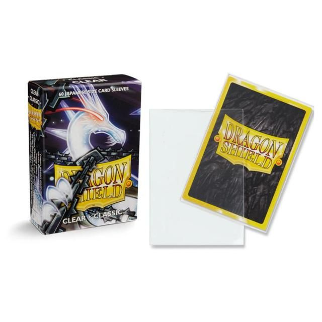 Dragon Shield Classic Clear – 60 Kartenhüllen, Japanese Size