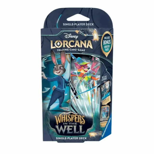 Disney Lorcana TCG – Whispers In The Well Starter Deck: Judy Hopps & Robin Hood (Englisch)